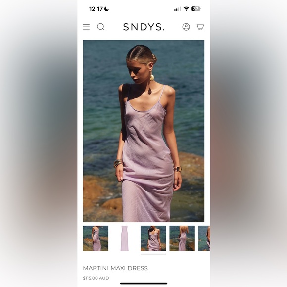 SNDYS Martini Maxi dress in medium - never has been worn. Color is lavender. - Picture 2 of 5